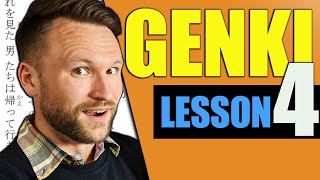 【N5】Genki 1 Lesson 4 Japanese Grammar Made Clear【Chat removed】 [upl. by Boru]