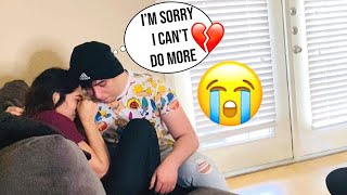 Randomly CRYING Prank On Boyfriend Cute Reaction [upl. by Ayerhs667]