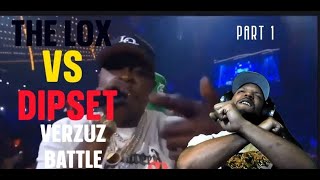 THE LOX AND DIPSET  VERZUZ BATTLE PART 1 REACTION [upl. by Eidroj]