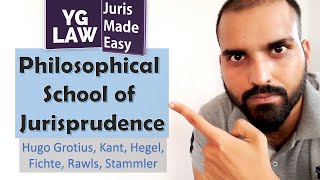 Philosophical School of Jurisprudence [upl. by Ennovart]