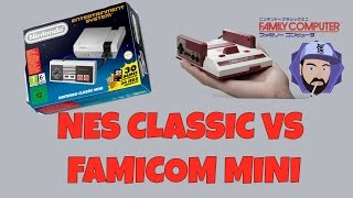 NES Classic Mini vs Famicom Mini  Differences and Which to Buy  RGT 85 [upl. by Safoelc]