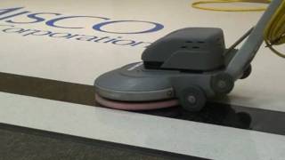 Floor Maintainers Part 5 Spray Buffing with a UHS Burnisher [upl. by Omik]