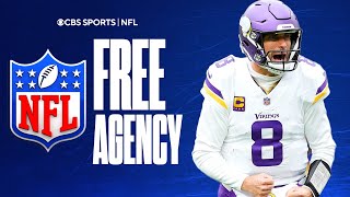 NFL Free Agency Kirk Cousins TOP QB free agent Justin Fields will be COVETED  CBS Sports [upl. by Nihsfa]