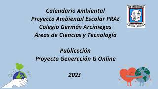 Calendario Ambiental 2023 [upl. by Porush659]