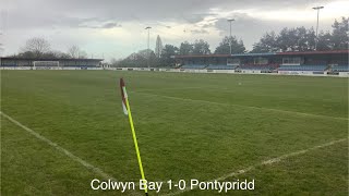 Colwyn Bay 10 Pontypridd highlights [upl. by Ardeha]