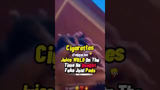 JUICE WRLD ON THE TIME HE BOUGHT FAKE JUUL PODS [upl. by Areikahs]