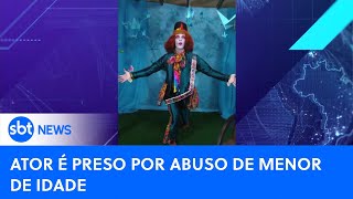 Ator que interpreta o Chapeleiro Maluco é preso por estupro SBTNewsnaTV 210324 [upl. by Eimme535]