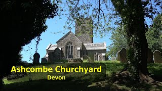 Ashcombe Churchyard Devon UK A small country parish church in a picturesque setting [upl. by Ociram]