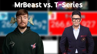 LIVE  MrBeast vs TSeries LIVE SUB COUNT [upl. by Rexanne676]