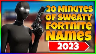 20 Minutes Of Tryhard Fortnite Names [upl. by Kcaz]