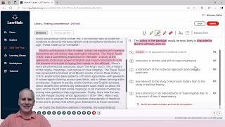 How to Identify Author Tone in a LSAT Passage Using LawHub Reading Comprehension Drill Set 3 [upl. by Nrubloc]