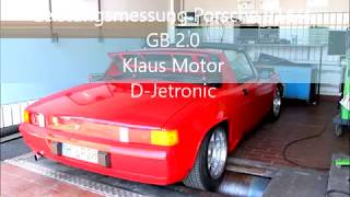 Porsche 914 Leistungsmessung 20 GB Klaus Motor Porsche 914 Dyno [upl. by Goran]