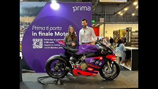 Prima debutto ad EICMA 2024 con InMoto e Motosprint quotPuntiamo sui motociclistiquot [upl. by Lesoj]