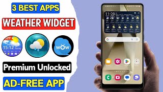 3 Best Free Weather Widget Apps For Android [upl. by Fernande]