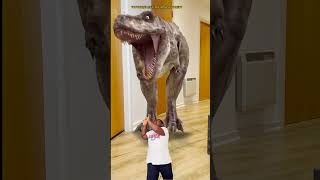 Real life Dinosaur in my house Action Movies Dinosaur 2024 Trex Chase Jurassic Park shorts [upl. by Gomez]