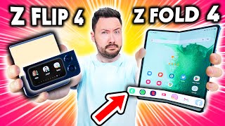 Les Nouveaux Smartphones Pliables SAMSUNG sont là  Galaxy Z Fold 4  Z Flip 4 [upl. by Aicilev]