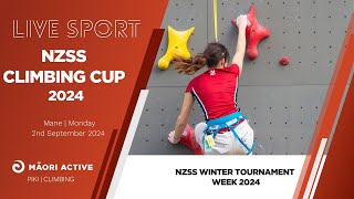 Climbing  NZSS Climbing Cup 2024 [upl. by Ollehto]