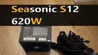 Seasonic S12 II 620W unboxing review [upl. by Eillom]