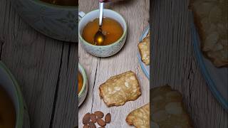 La Recette des Tuiles aux Amandes 👩‍🍳 flux shorts recette food patisserie cuisine gourmandise [upl. by Einnig]