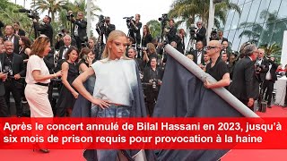 Après le concert annulé de Bilal Hassani en 2023 jusqu’à six mois de prison requis [upl. by Idyak]