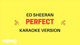 JMKaraoke  Perfect Ed SheeranKaraoke Version [upl. by Argella553]