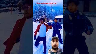 Ghar ka fridge khula hai comedy funny ytshortvideos like [upl. by Germain]