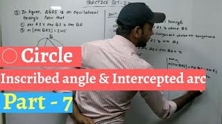 Inscribed angle and Intercepted arc  Circle Chapter  10th  Geometry SSC  Netucation [upl. by Aleyak]