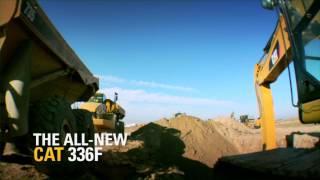 Cat® 336F Excavator  Advanced Engine and Hydraulics Save Fuel [upl. by Hannazus462]