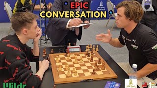 2512 GM Alisher Suleymenov crushes Magnus Carlsen  Qatar Masters 2023 [upl. by Sonafets]