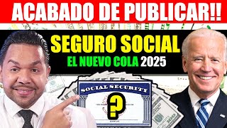 TIENES QUE VER ESTO EL Nuevo AUMENTO del COLA al Seguro Social 2025 ¿Crees que es Mucho o Poco [upl. by Dalt]