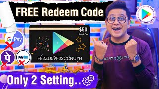 How To Earn Free Google Play Redeem Code  Best Redeem Code Earning Special Giveaway 2024 [upl. by Ayyn]