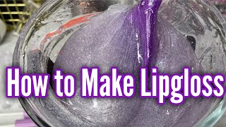 How to Make Lip Gloss  Beginner Friendly [upl. by Airotnes]