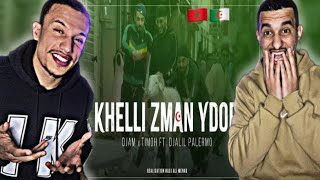 Khelli Zman Ydor  TiMoh x DJAMZdeldel ft DjalilPalermo REACTION 🇲🇦🇩🇿 Zahyaaa 🔥 [upl. by Nnylkoorb]