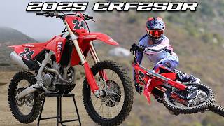 NEW Honda CRF250R 2025  My First Ride [upl. by Htebharas]