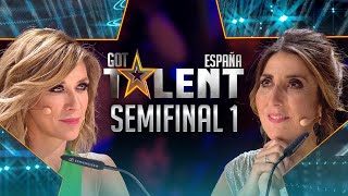 PROGRAMA COMPLETO con el jurado LLEGANDO TARDE al directo  Semifinales 01  Got Talent España 2019 [upl. by Etaner688]