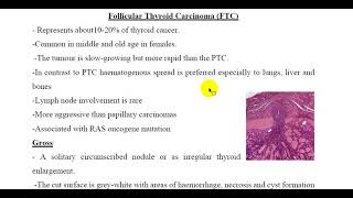 Follicular Thyroid Carcinoma FTC [upl. by Ongun]