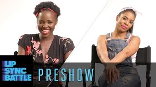 Preshow Lupita Nyong’o vs Regina Hall  Lip Sync Battle [upl. by Aihsoem]