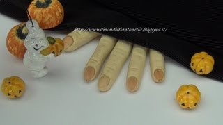 Biscotti per Halloween Le dita della Strega  RICETTA SEMPLICE e VELOCE [upl. by Nagyam]