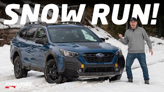 2022 Subaru Outback Wilderness XMode Extreme Snow Test [upl. by Akiemahs551]