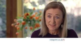 Vistaprint TV Advert 100 BUSINESS CARDS  Susan Vistaprint customer  April 2014 [upl. by Spense]