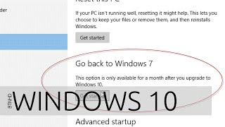 Where Is My Go To Windows Rollback Option [upl. by Savvas374]