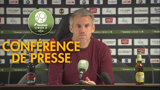 Conférence de presse FC Lorient  FC Metz  00   201819 [upl. by Neerhtak]