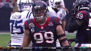 JJ Watt’s 3Sack Game Vs Colts 2012 Week 15 [upl. by Secrest]