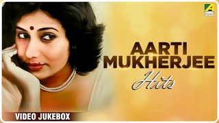 Aarti Mukherjee Hits  Bengali Movie Songs Video Jukebox  আরতি মুখার্জি [upl. by Delmore]