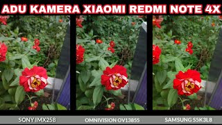 ADU KAMERA SI KEMBAR TAPI BEDA  REDMI NOTE 4X  SONY IMX258 VS OMNIVISION OV13855 VS SAMSUNG S5K3L8 [upl. by Lusa]