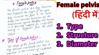 Female PelvisOBG Obstetrics and GynaecologyStructure and Diameters4th Year [upl. by Hahsi]