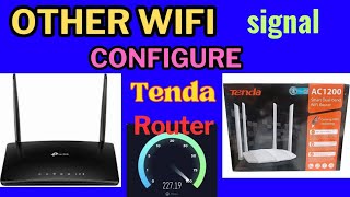 How to configure tenda wifi router with other wifi signals  wifi Signals Boost [upl. by Ellenrad]