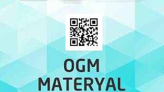 OGM MATERYAL [upl. by Aernda]