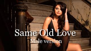 Selena Gomez  Same old love Male version [upl. by Enirak]