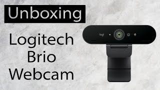 Unboxing the Logitech Brio Ultra 4K HD Webcam  with first look and mic test [upl. by Zadack]